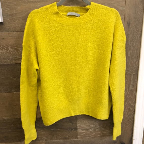 Vince Mustard Yellow Sweater